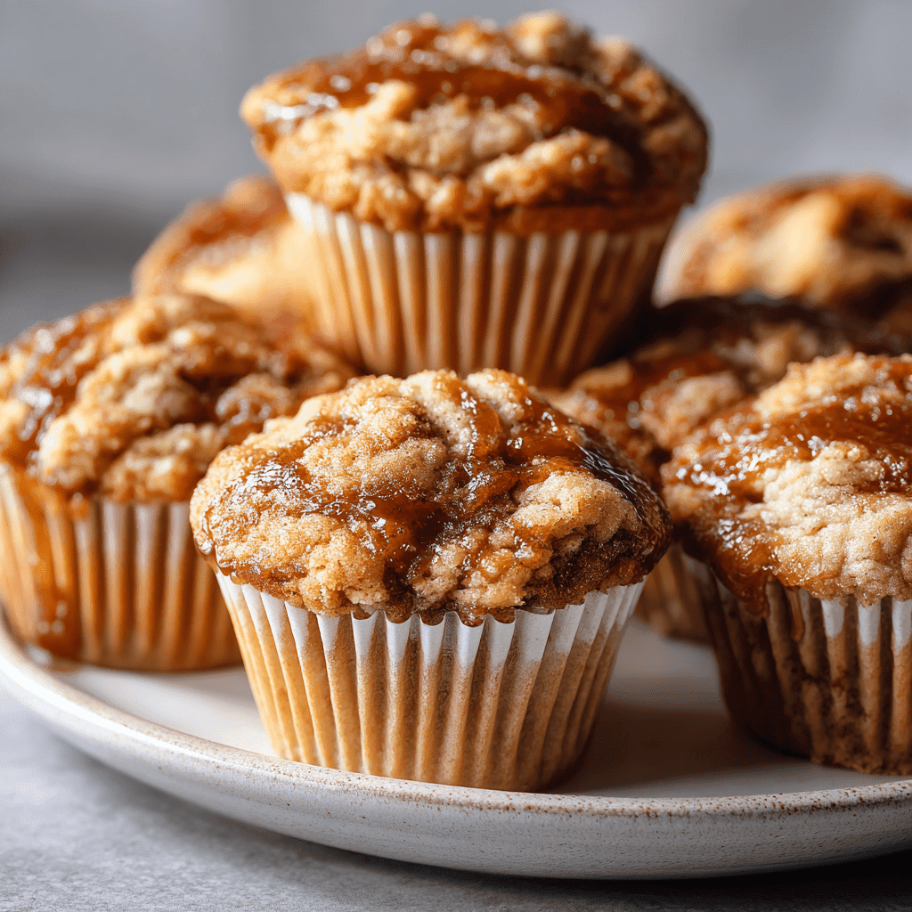 Apple Butter Swirled Muffins