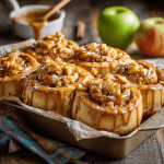 Easy Caramel Apple Cinnamon Rolls