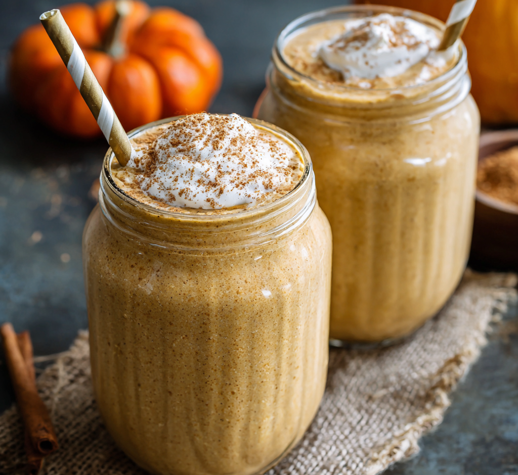 Healthy Pumpkin Spice Protein Smoothie