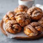 Cinnamon Knots with Coffee Icing