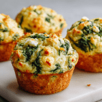 Savory Spinach & Cheese Muffins