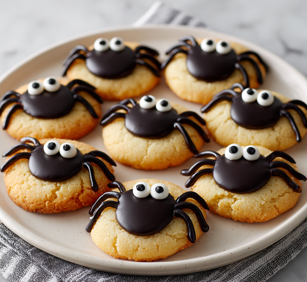 Spooky Spider Cookies