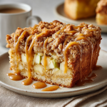 Cinnamon Apple Crumb Cake with Apple Drizzle