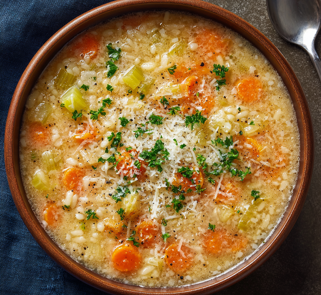 Cozy Pastina Parmesan Soup