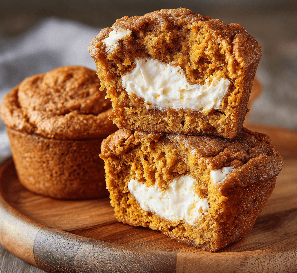 Pumpkin Cream Cheese Muffins