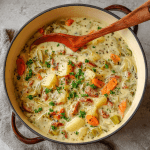 Hearty Vegan Potato & Veggie Soup