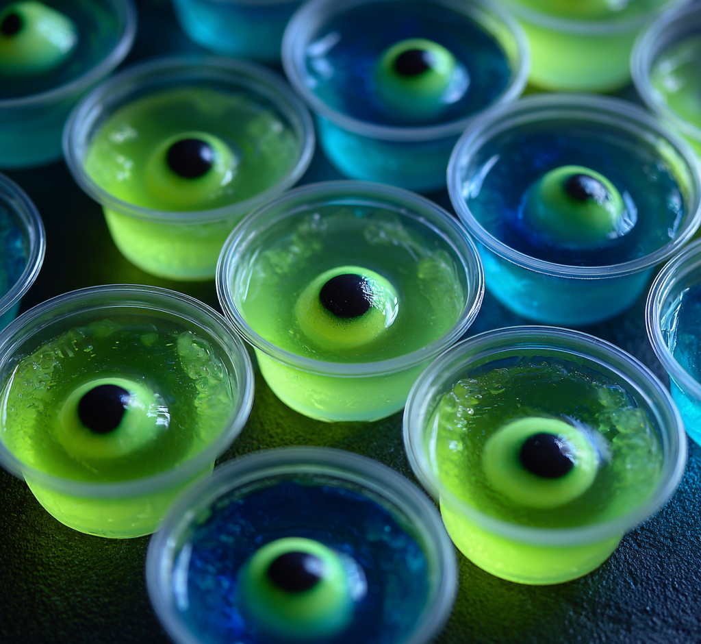 Glow-in-the-Dark Jello Shots (Non-Alcoholic)