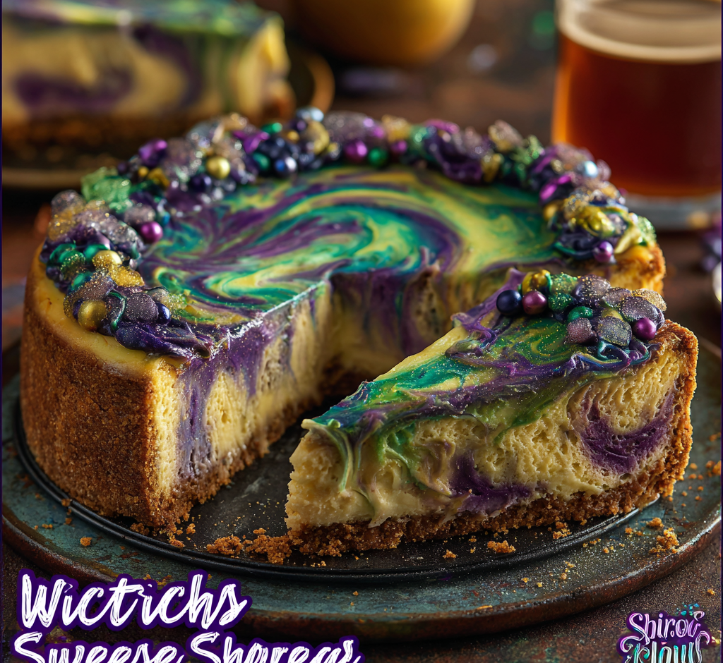 Witches’ Brew Swirl Cheesecake
