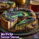 Witches’ Brew Swirl Cheesecake