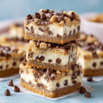 COOKIE DOUGH CHEESECAKE BARS