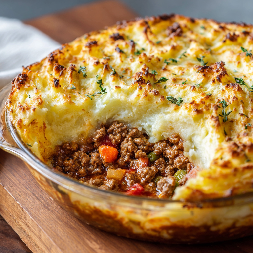 Shepherd’s Pie with Mashed Potato Crust