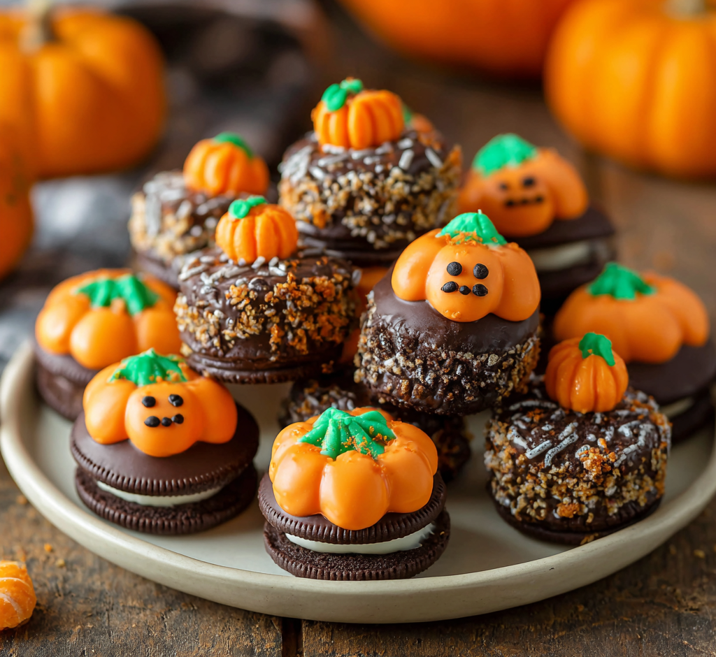 Pumpkin Patch Oreo Bites