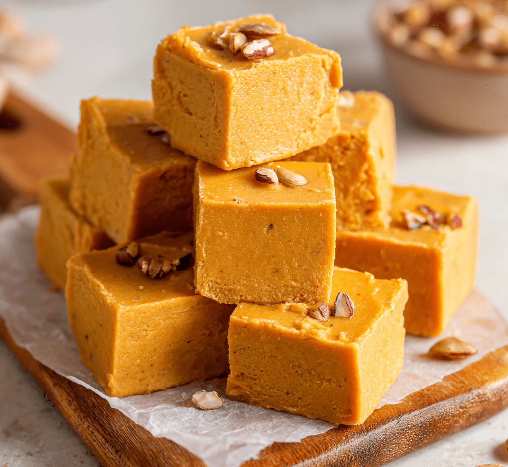 4-Ingredient Pumpkin Fudge