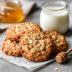 Chewy Honey Coconut Oatmeal Cookies