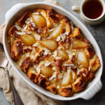 Pear & Almond French Toast Casserole