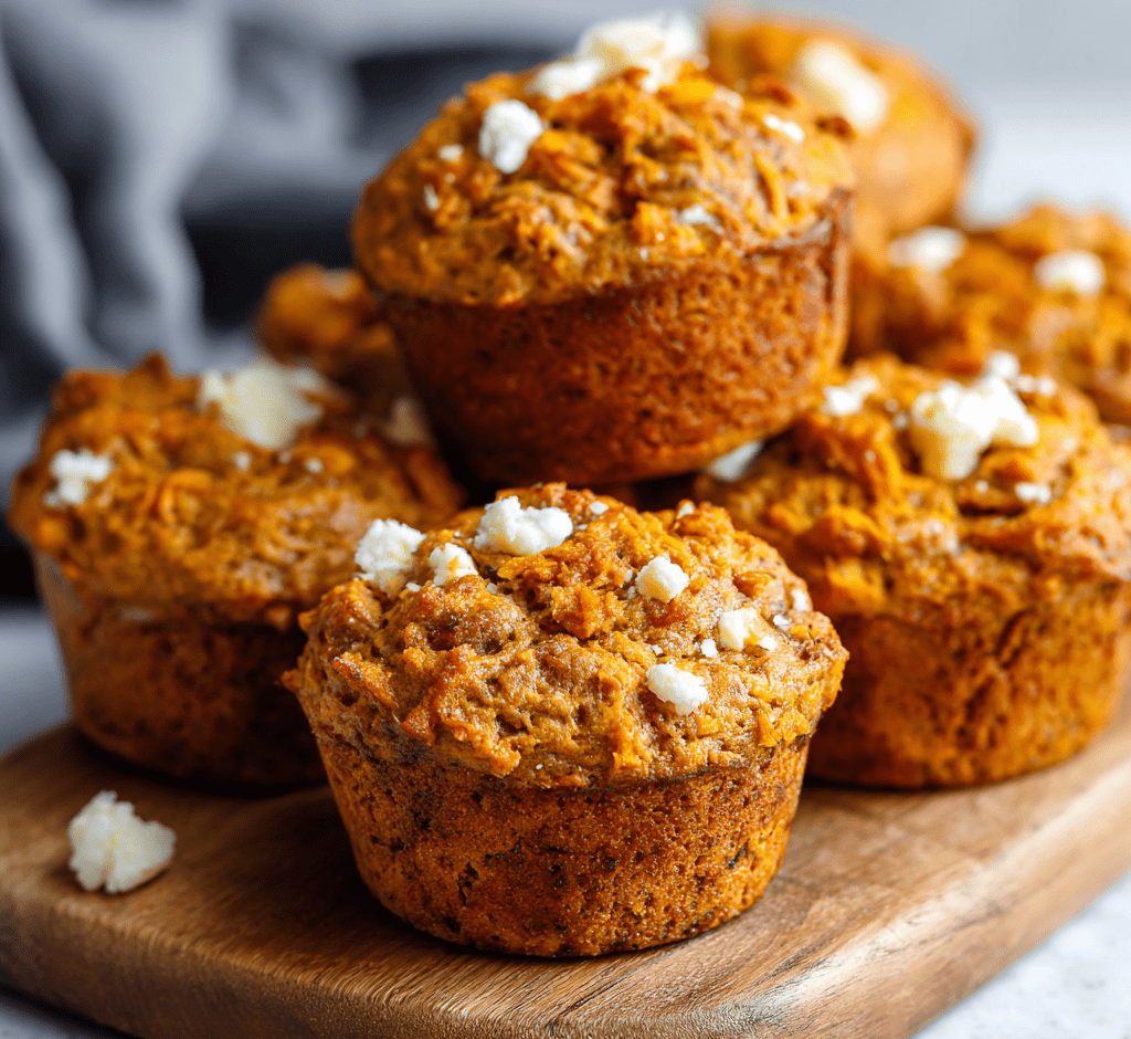 Sweet Potato Cottage Cheese Muffins