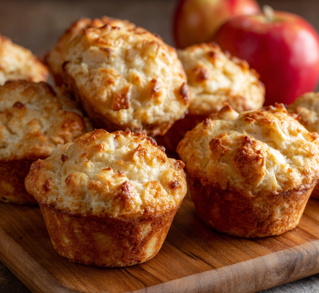 Apple Cinnamon Cottage Cheese Muffins