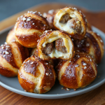 Cheesy Pretzel Meatball Bombs