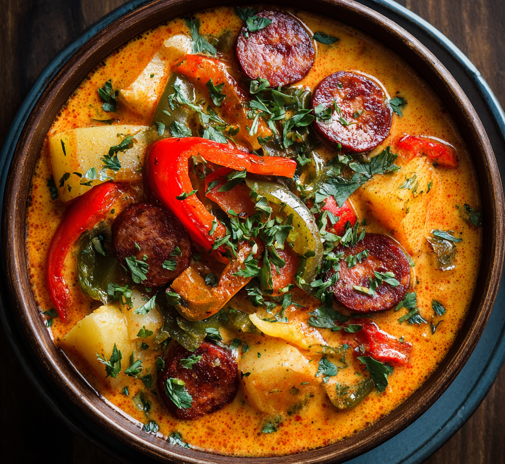 Creamy Spanish Chorizo & Potato Soup
