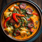 Creamy Spanish Chorizo & Potato Soup