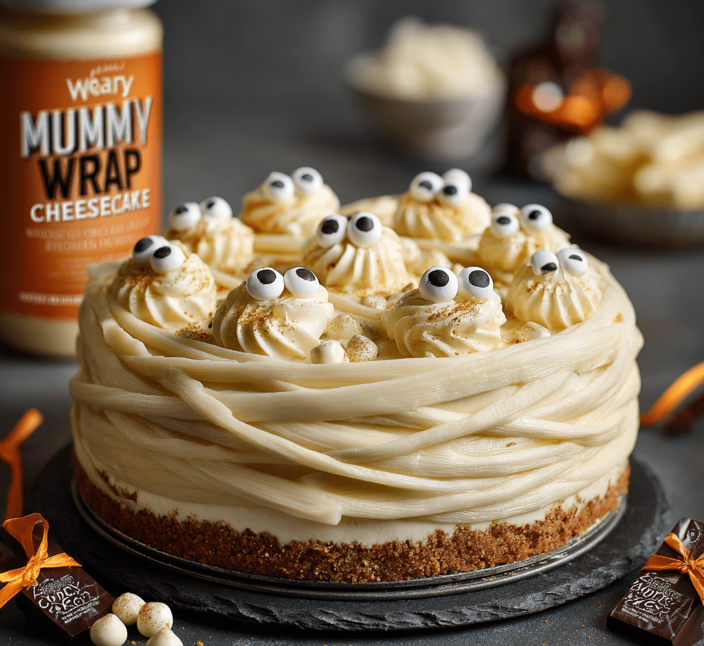 Mummy Wrap Cheesecake