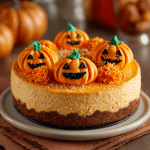 Glowing Jack-O’-Lantern Cheesecake