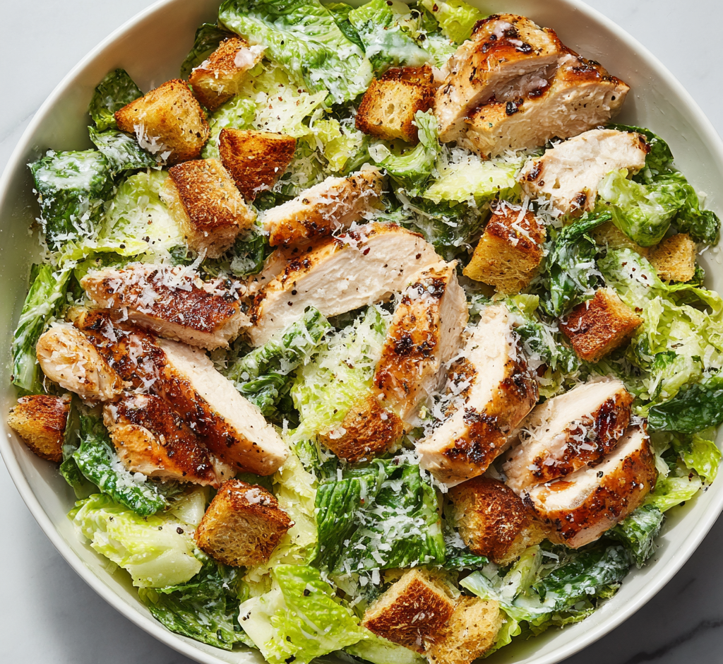 Easy Chicken Caesar Salad