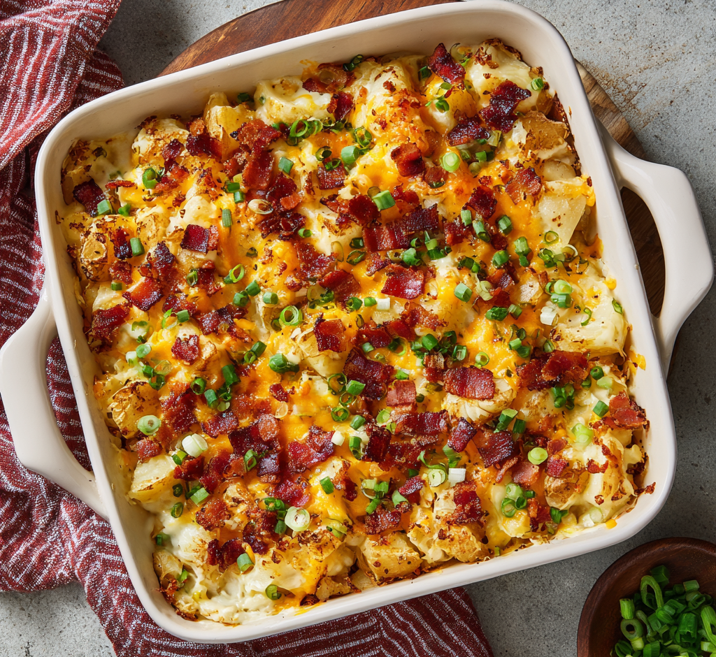 Cheesy Loaded Potato Casserole