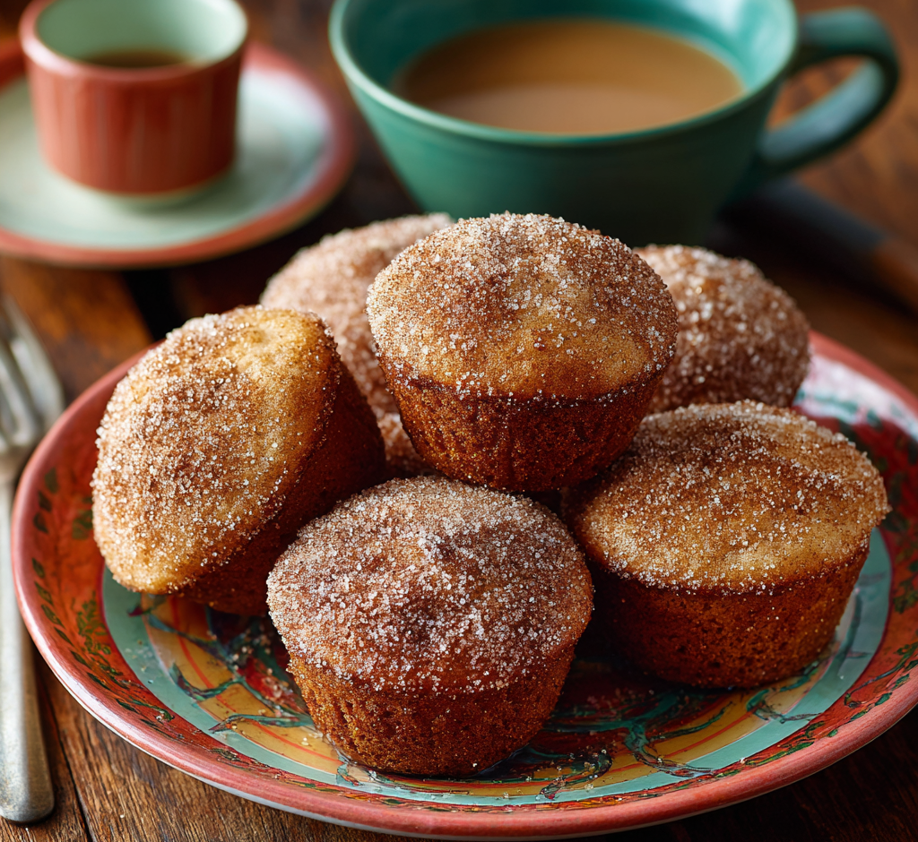 Apple Cider Doughnut Muffins