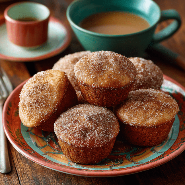 Apple Cider Doughnut Muffins