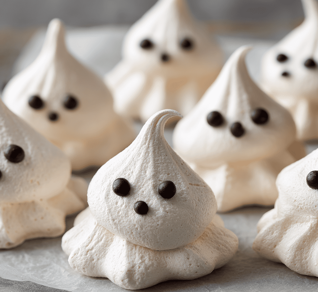 Ghost Meringues