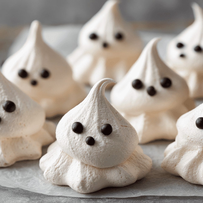 Ghost Meringues
