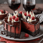 Vampire Bite Red Velvet Cheesecake