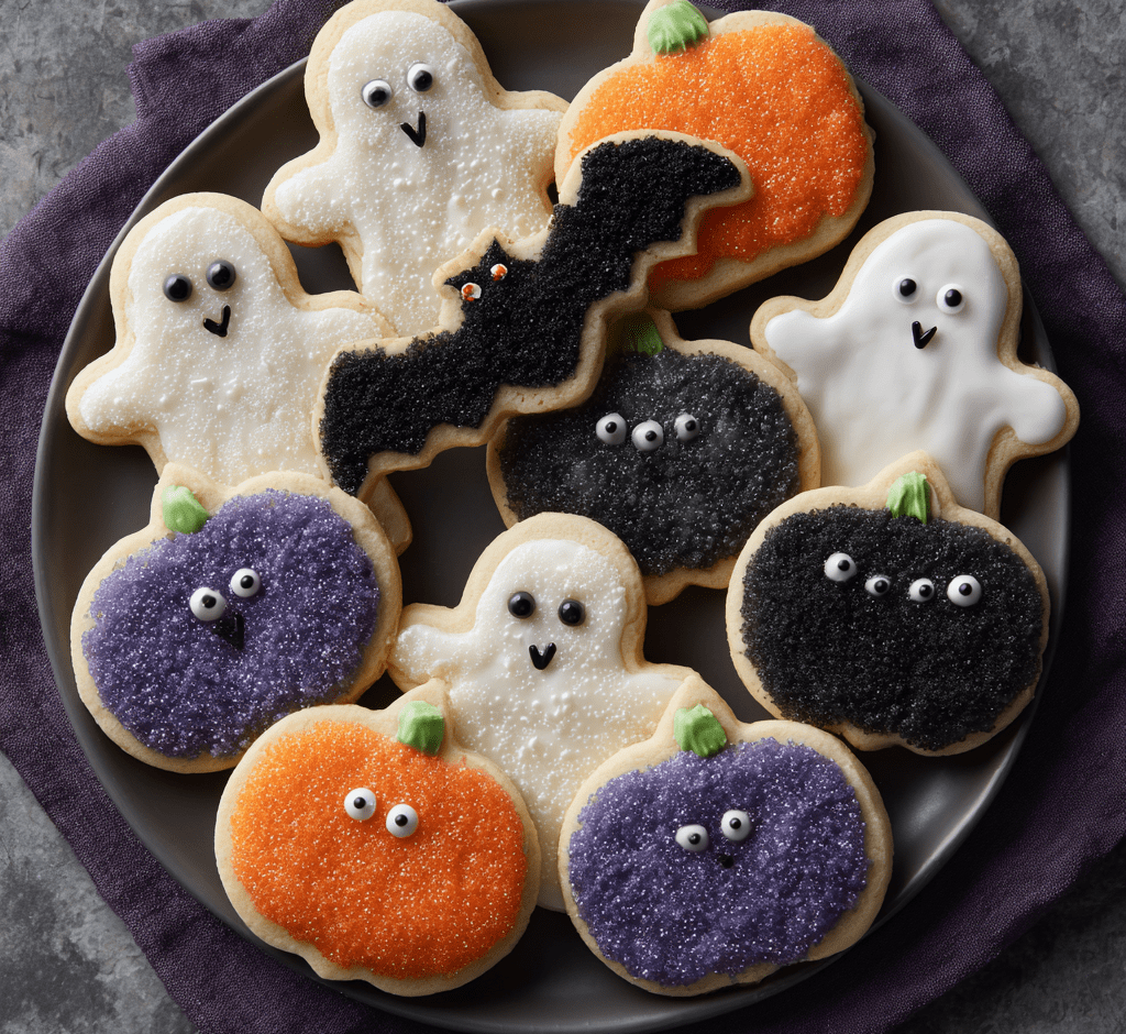 Spooky Halloween Sugar Cookies