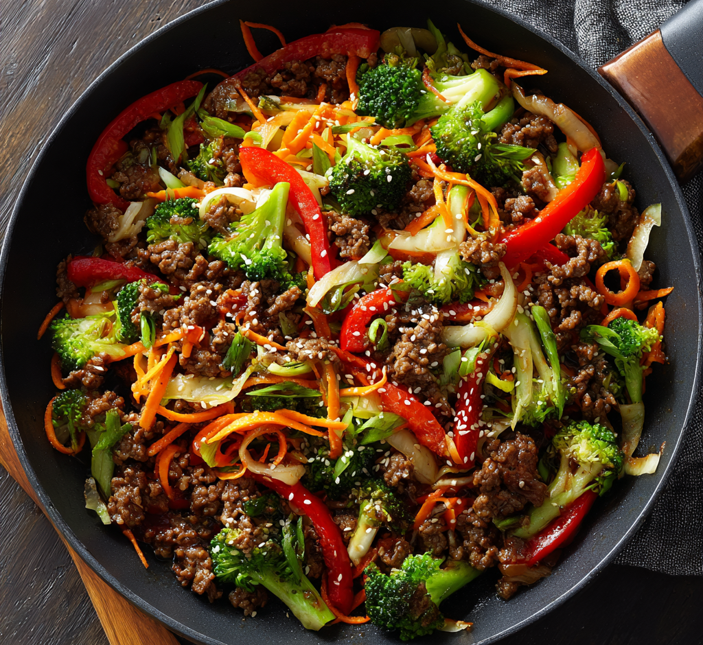 Korean Beef & Veggie Stir-Fry