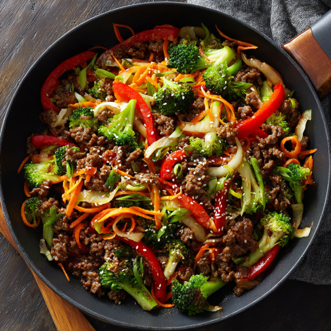 Korean Beef & Veggie Stir-Fry