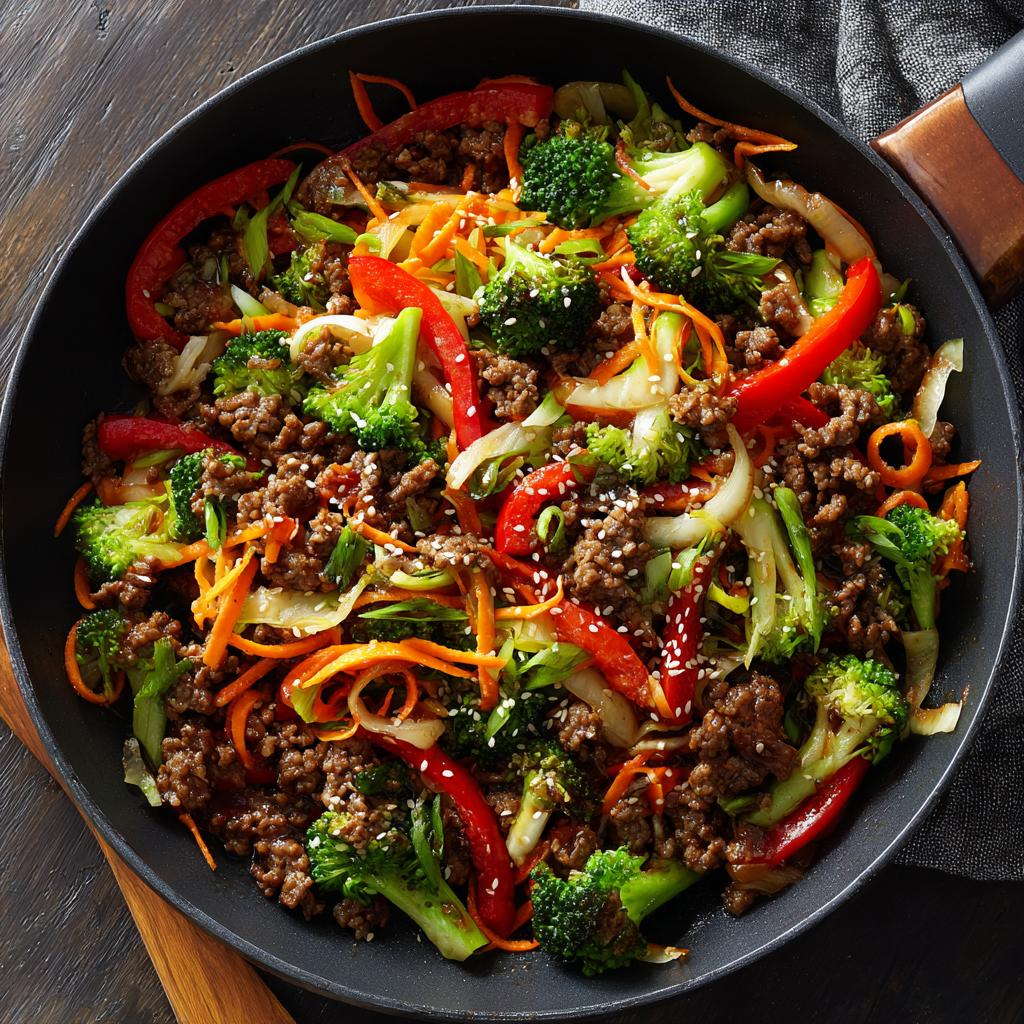 Korean Beef & Veggie Stir-Fry