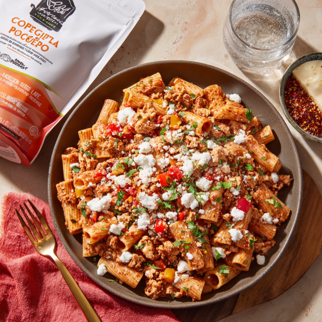 High-Protein Spicy Rigatoni Supreme