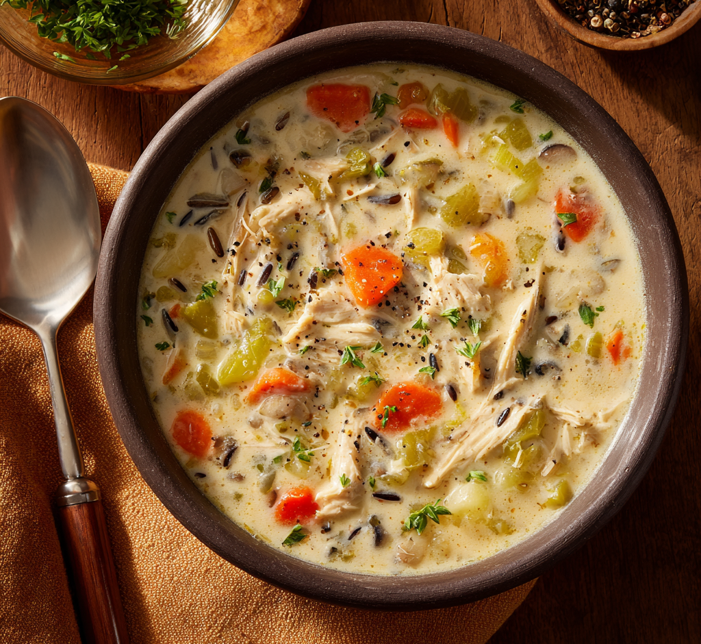 Creamy Chicken & Wild Rice Soup