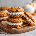 Homemade Oatmeal Cream Pies with Pumpkin Spice Filling