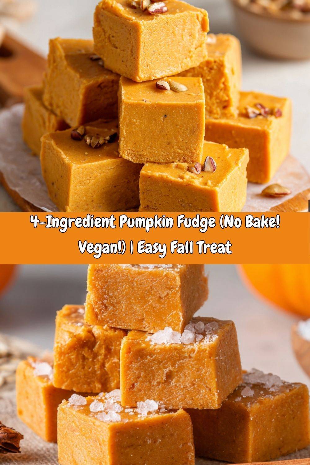 4-Ingredient Pumpkin Fudge