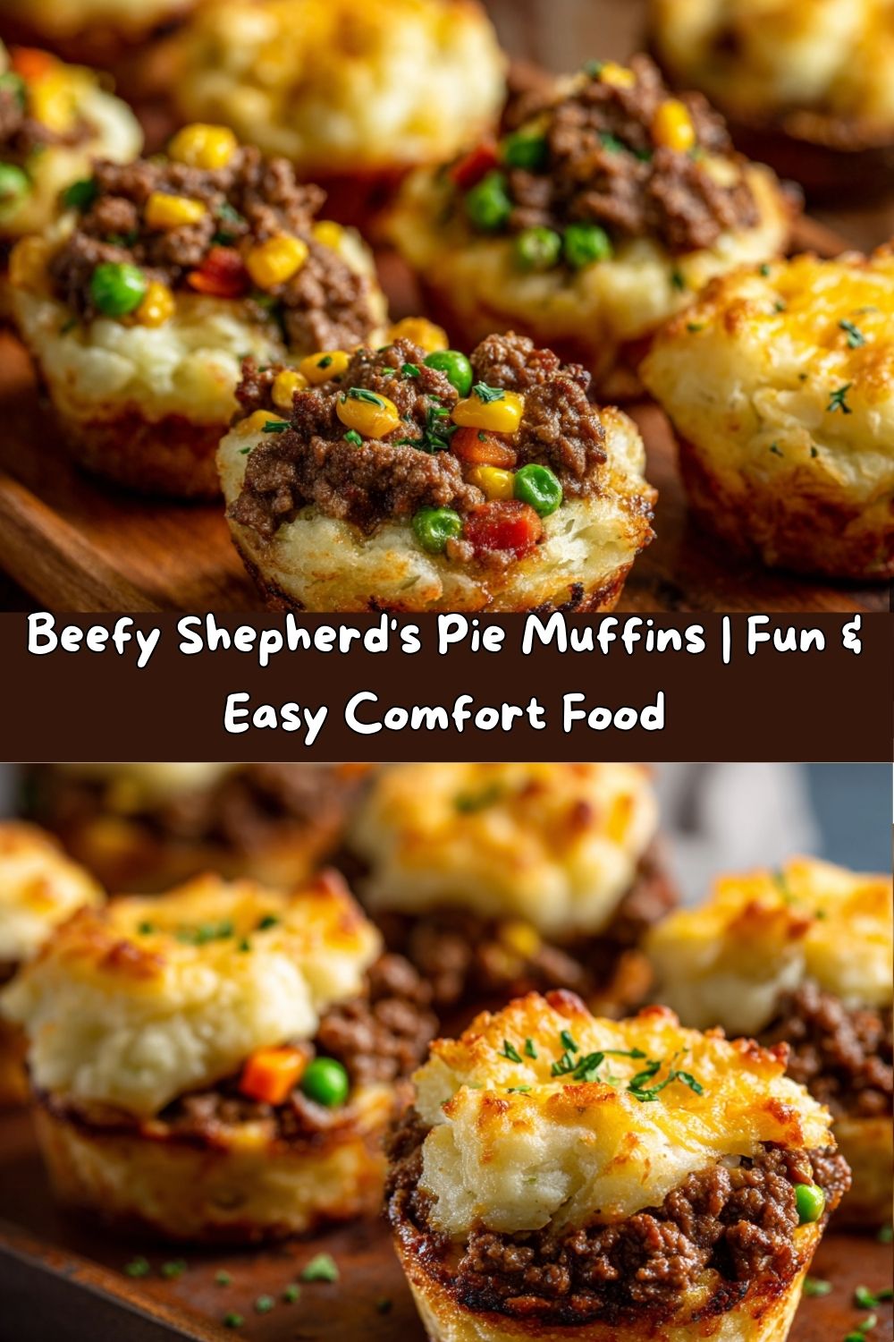 Beefy Shepherd’s Pie Muffins