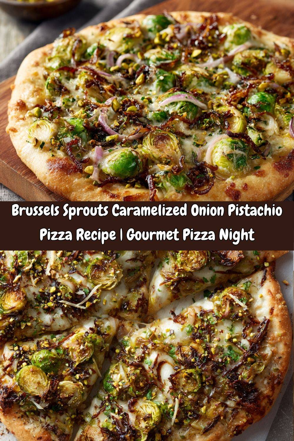 Caramelized Onion Pistachio Pizza Recipe