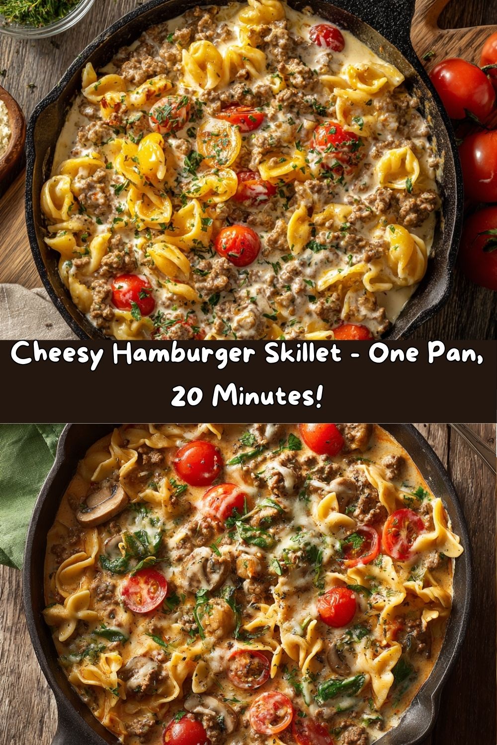Cheesy Hamburger Skillet