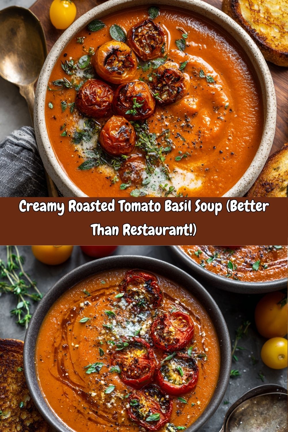 Roasted Tomato Basil Soup
