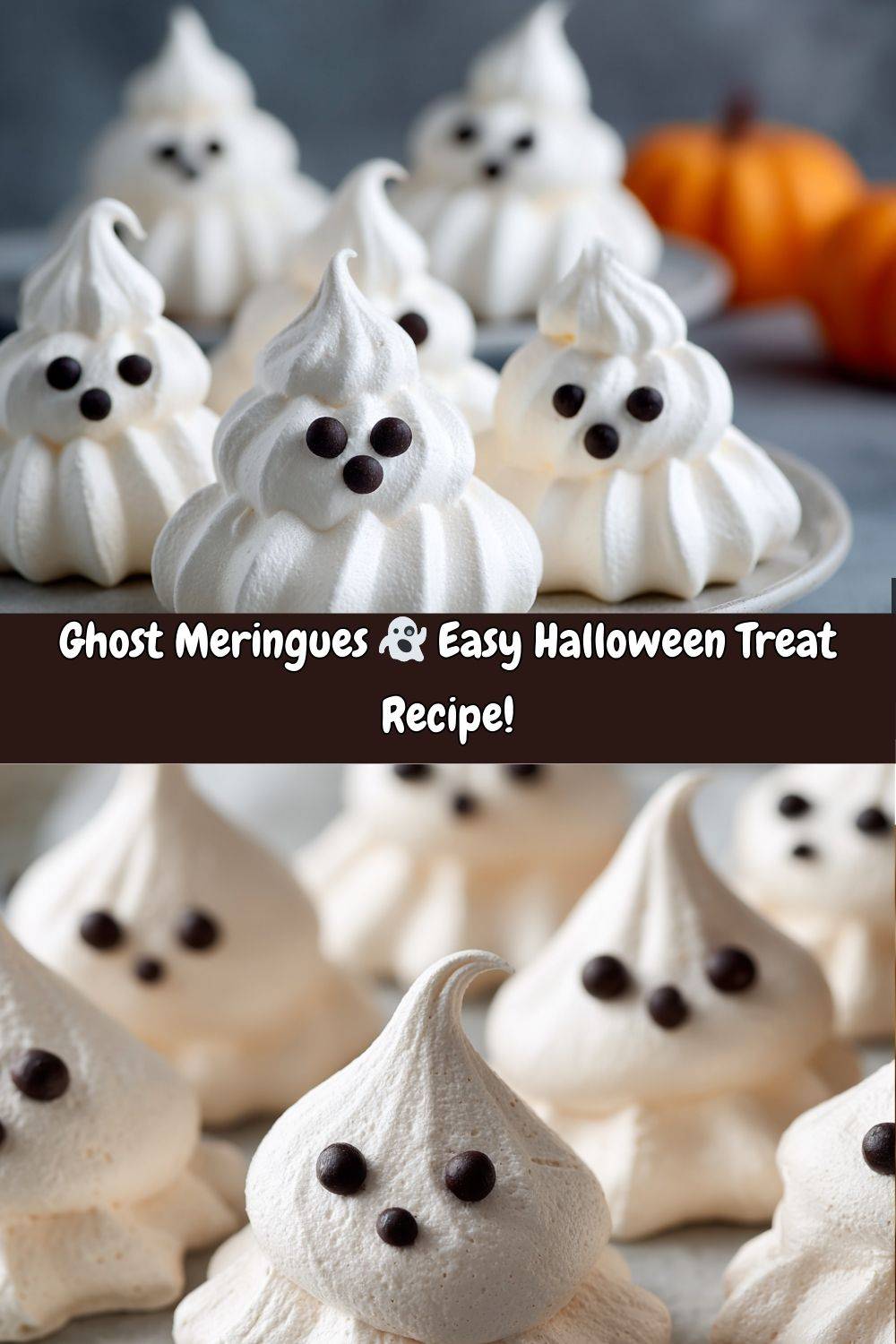 Ghost Meringues