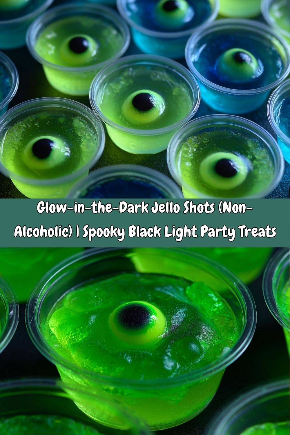 Glow-in-the-Dark Jello Shots (Non-Alcoholic)