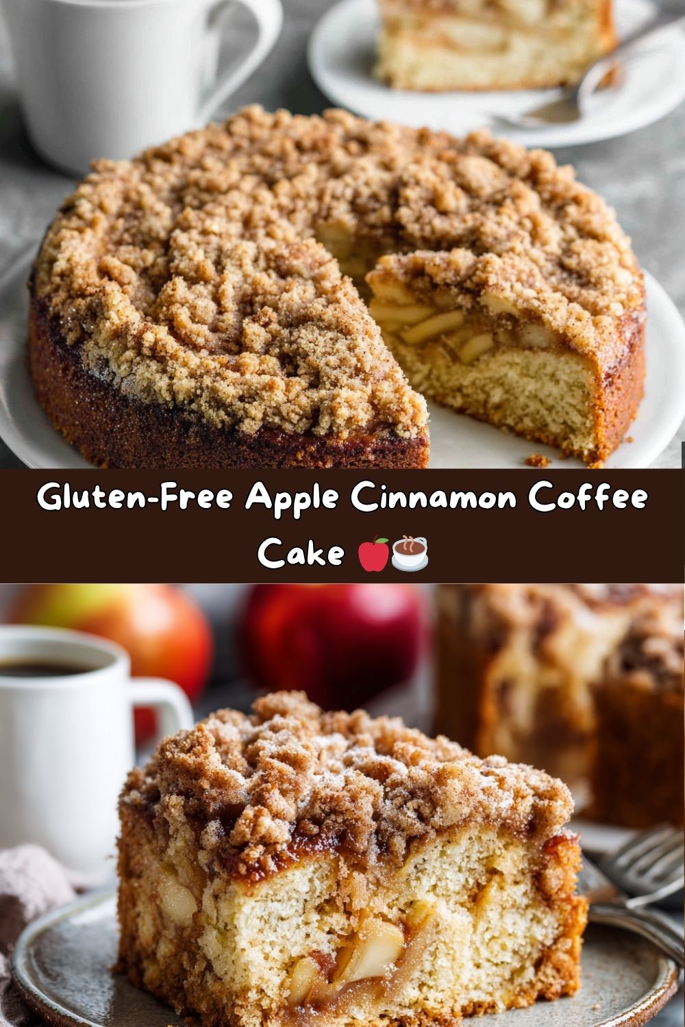 Gluten-Free Apple Cinnamon Coffee Cake