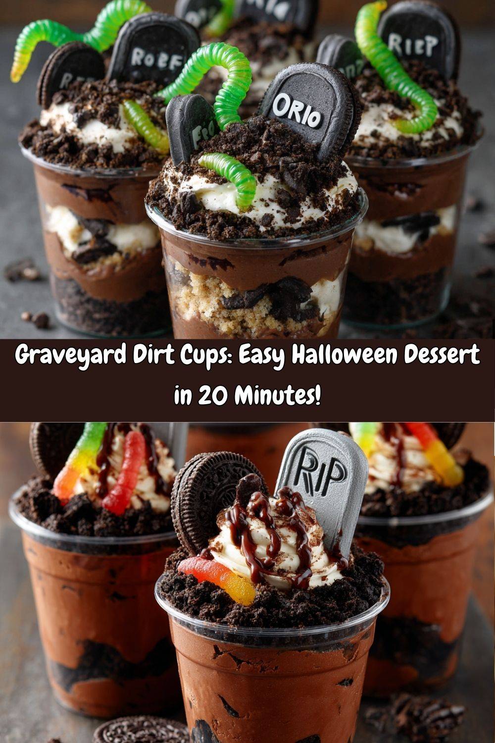 Graveyard Dirt Cups