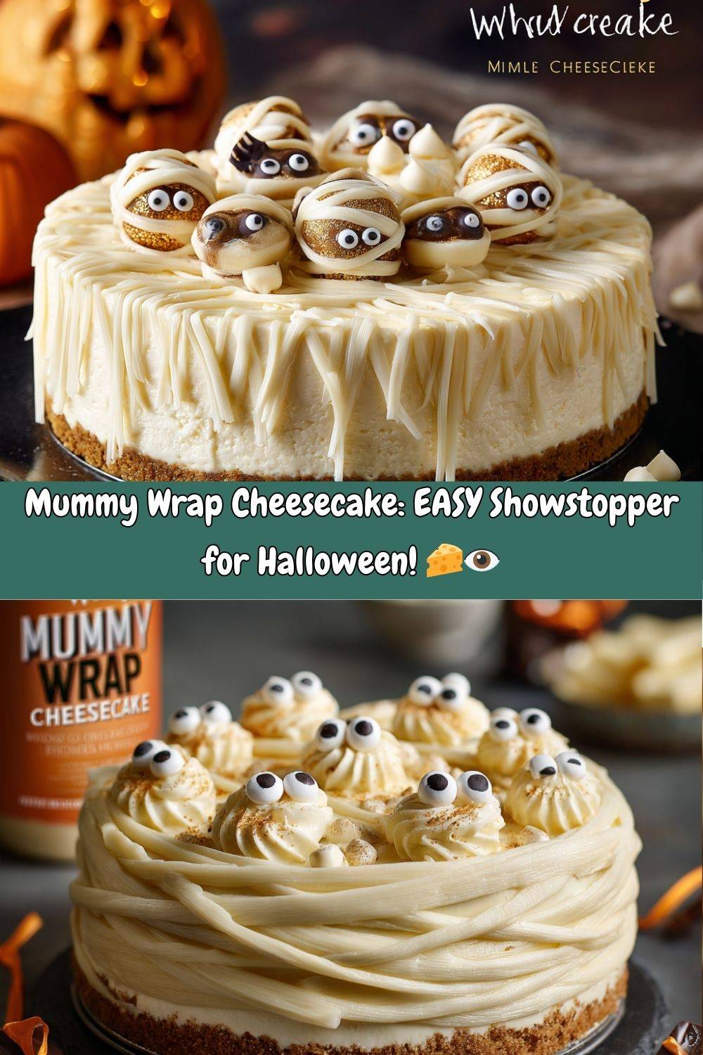 Mummy Wrap Cheesecake